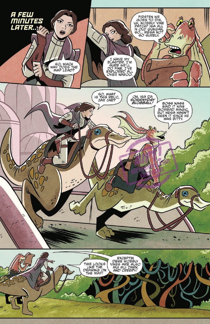 Vorschauseiten zu Star Wars Adventures #18