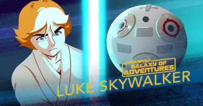 Luke muss eine schmerzvolle Erfahrung machen in Galaxy of Adventures