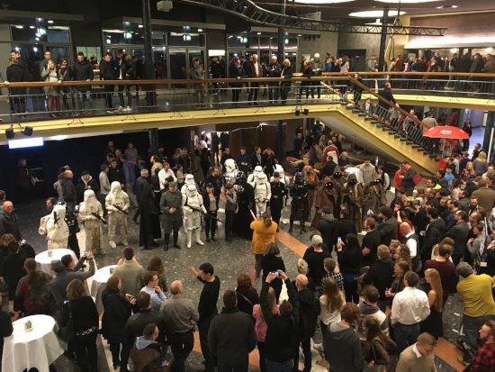 Finale im Foyer der Liederhalle Stuttgart