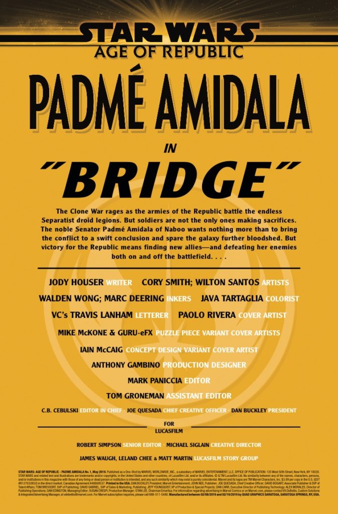 Vorschauseiten zu Age of Republic: Padmé Amidala #1