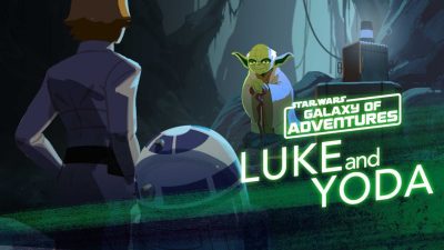 Luke sucht den legendären Yoda auf Dagobah in Galaxy of Adventures