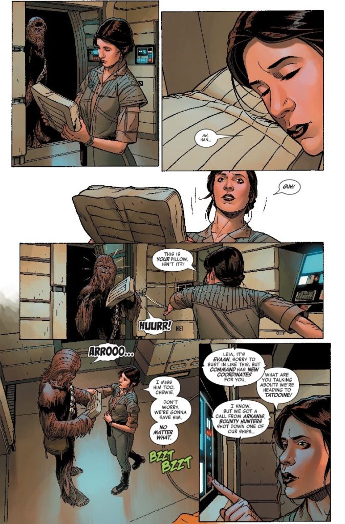 Vorschauseiten zu Age of Rebellion: Princess Leia #1