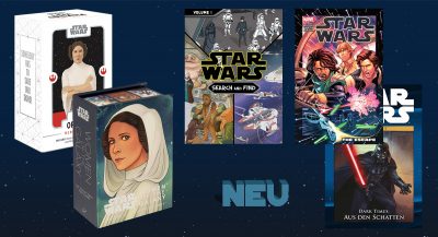 Heutige Neuerscheinungen von Comics bis zu Postkarten