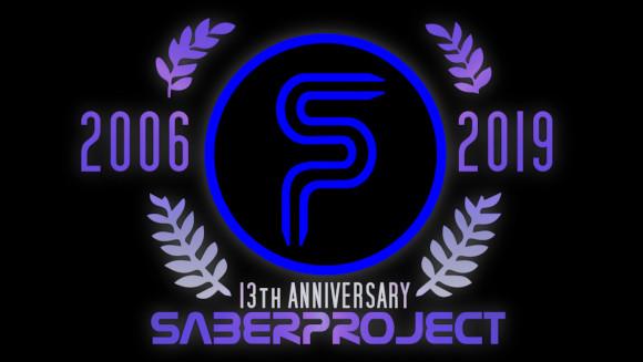 Saberproject 13 Jahre Logo