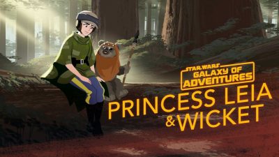 Leia lernt Wicket kennen, in der neuesten Galaxy of Adventures-Folge