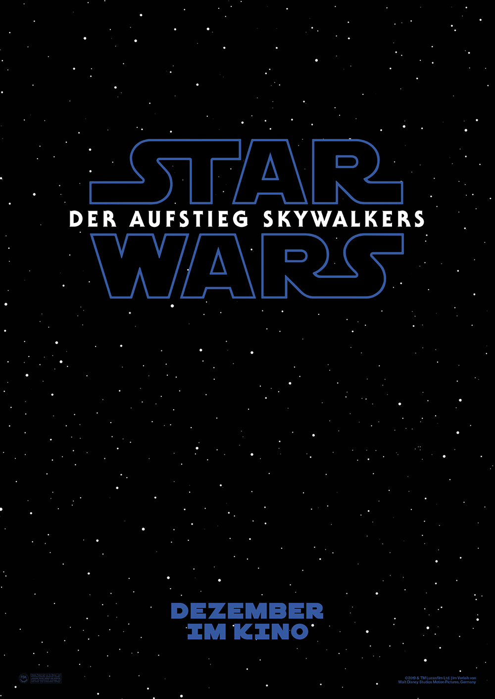 Teaser-Poster zu'Der Aufstieg Skywalkers'