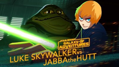 Das Ende von Jabba the Hutt in Galaxy of Adventures