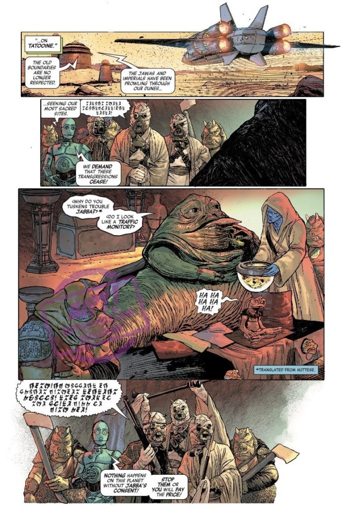 Vorschauseiten zu Age of Rebellion: Jabba The Hutt #1
