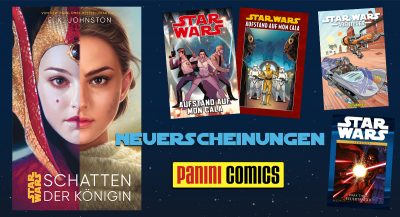 Neuer Roman und neue Comics beim Panini-Verlag erschienen!