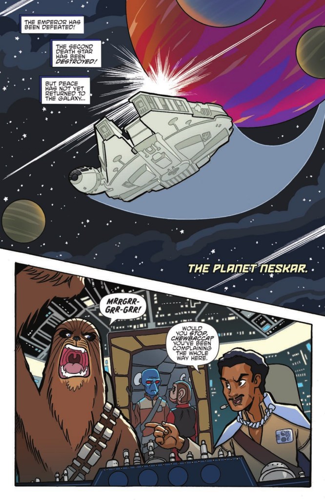 Vorschauseiten zu Star Wars Adventures #23