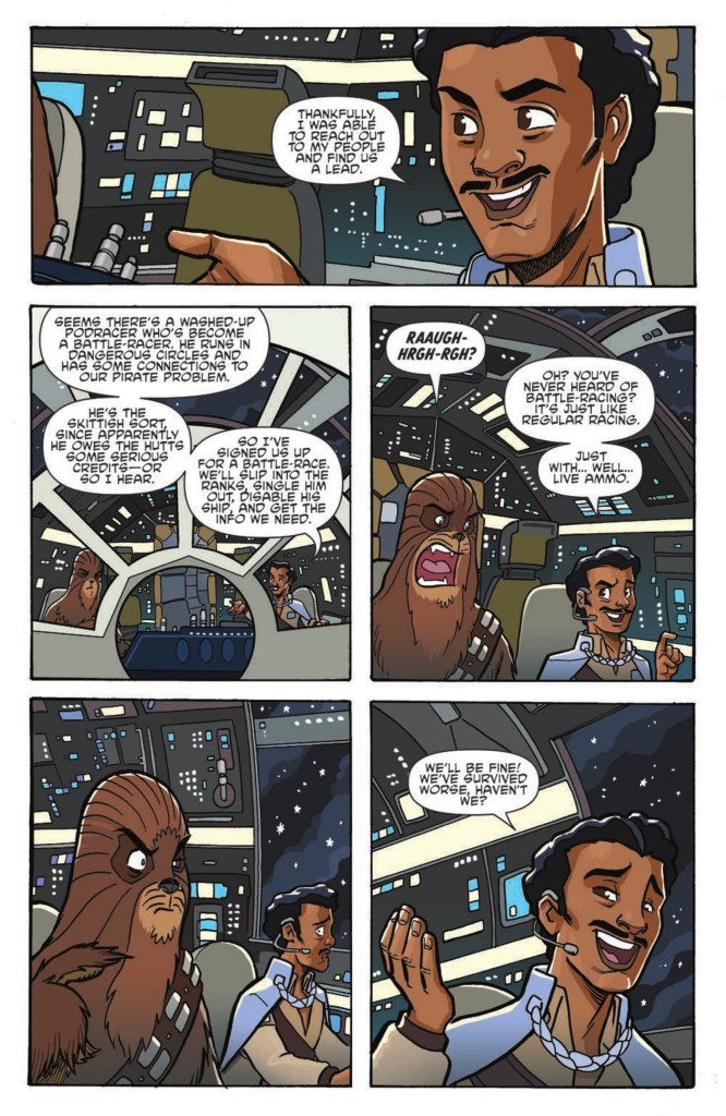Vorschauseiten zu Star Wars Adventures #23