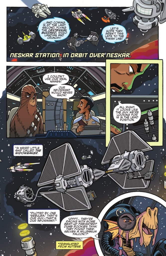 Vorschauseiten zu Star Wars Adventures #23