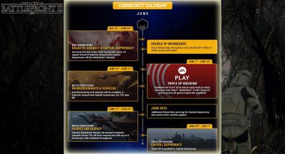 Der Community Kalender für Juni 2019 in Battlefront II