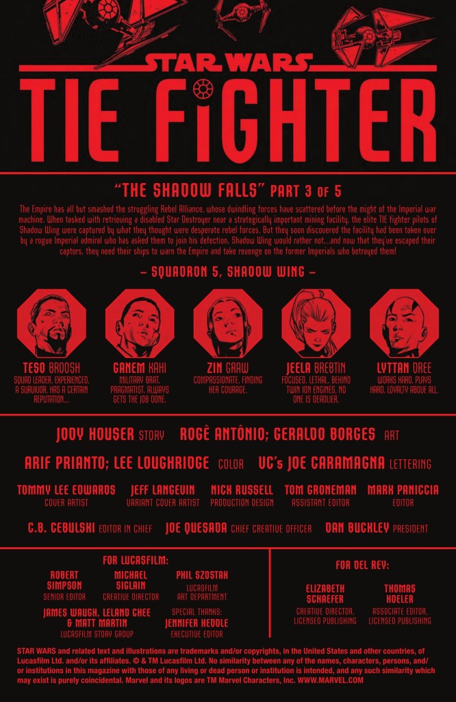 Vorschauseiten zu TIE Fighter #3