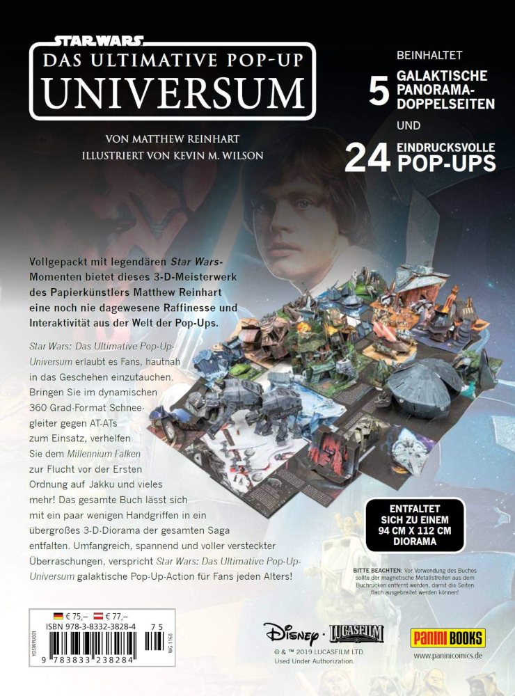Das ultimative Pop-Up Universum - Rücken