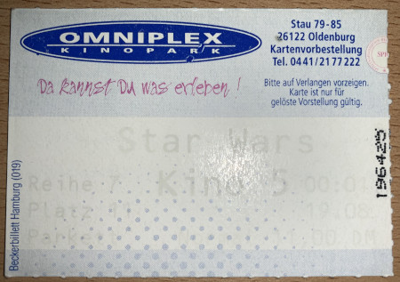 Kinokarte 1999