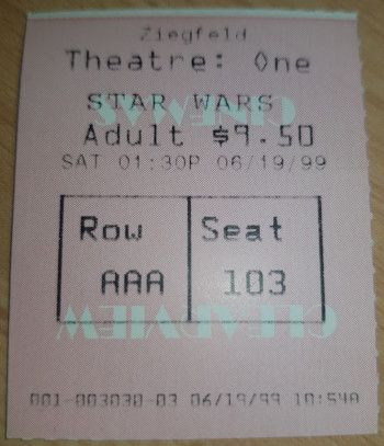 Kinokarte 1999