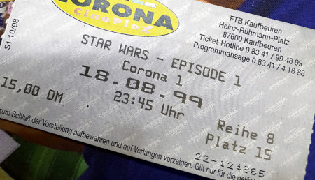 Kinokarte 1999