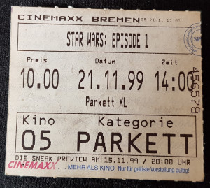 Kinokarte 1999