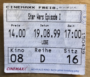 Kinokarte 1999