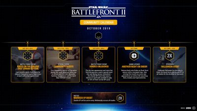 Battlefront II: Der Community-Kalender für Oktober 2019