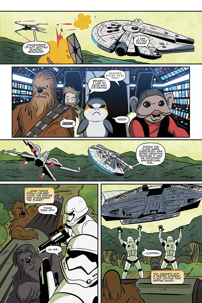 Vorschauseiten zu Star Wars Adventures #27