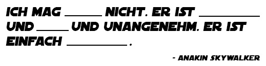 Lückentext 1