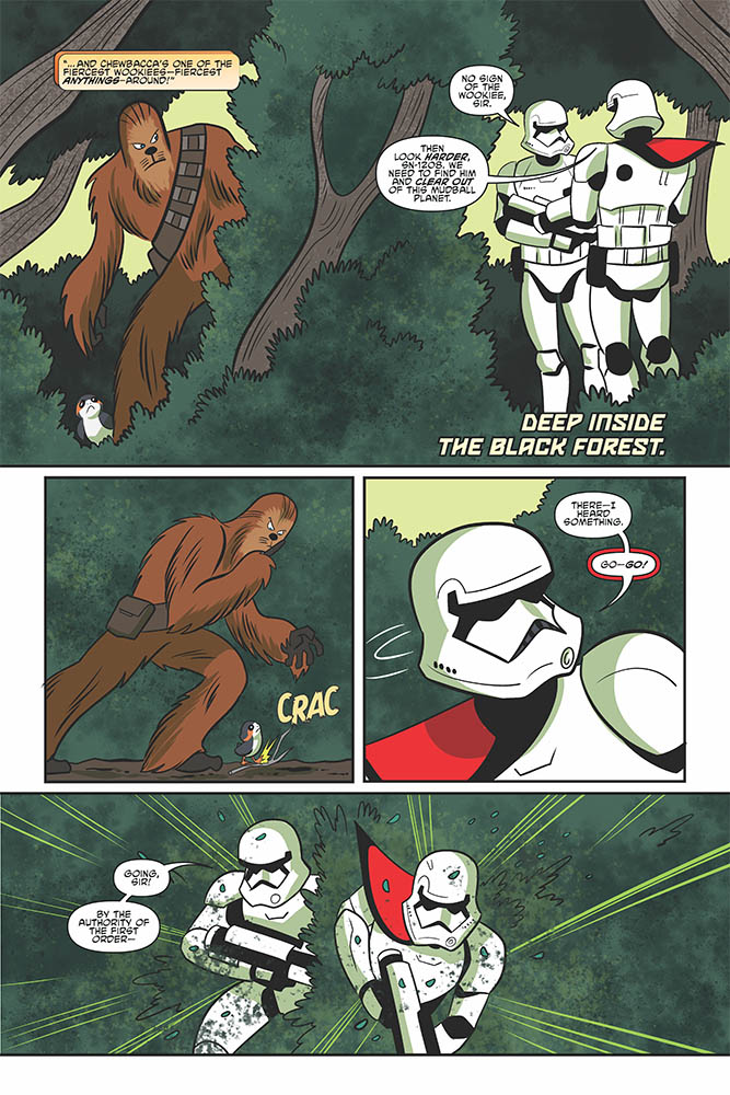 Vorschauseiten zu Star Wars Adventures #28