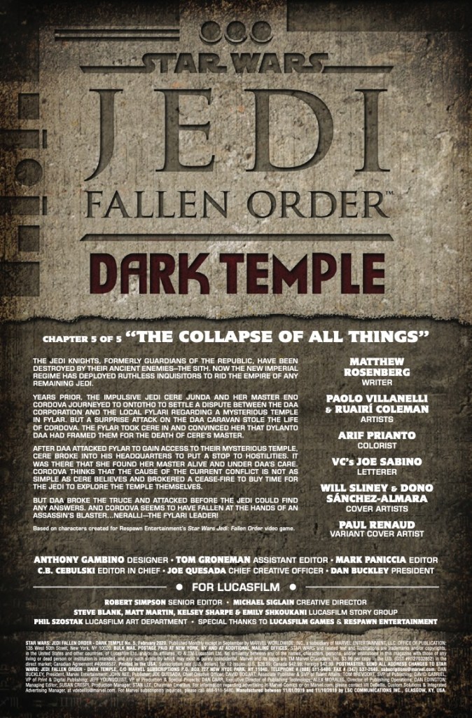 Vorschauseiten zu Jedi: Fallen Order : Dark Temple #5