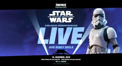 Exklusiver Star Wars Episode IX-Clip im Spiel Fortnite