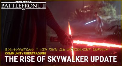 Battlefront II Community Übertragung zum TROS-Update