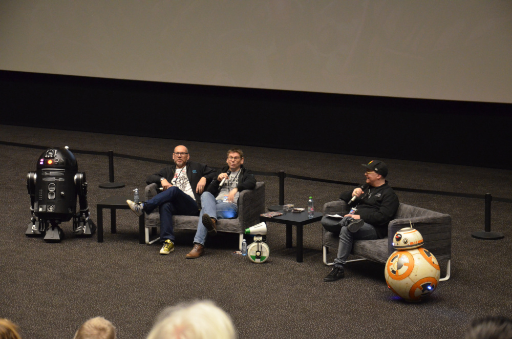 Echo Base Con: Lee Towersey und Brian Herring während des Panels