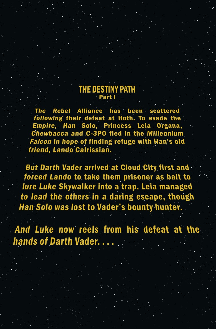 Vorschauseiten zu Star Wars #1