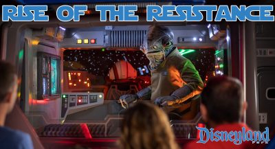 An Bord der Rise of the Resistance Attraktion