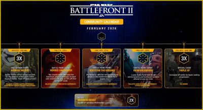 Star Wars Battlefront II Community Kalender Februar 2020