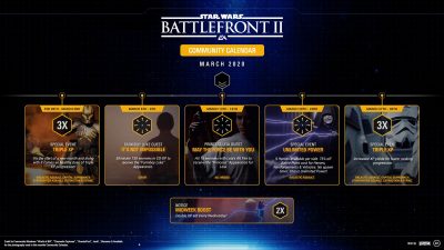 Battlefront II: Der Community-Kalender für März 2020