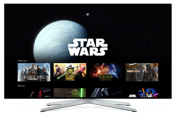 Star Wars auf Disney Plus