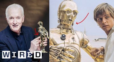 Anthony Daniels erklärt die Kostüme von C-3PO