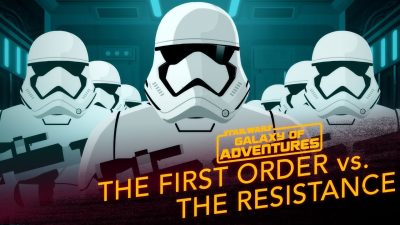 Die Sturmtruppen der Ersten Ordnung in Galaxy of Adventures