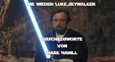 Nie mehr Luke Skywalker: Mark Hamills Star Wars Zeit ist vorbei
