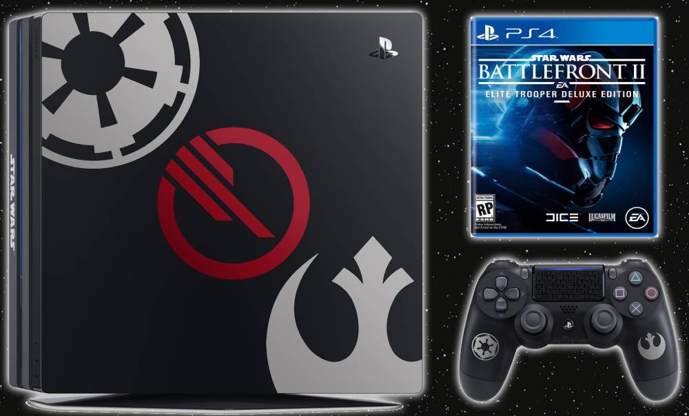 Playstation 4 Pro Battlefront II Design