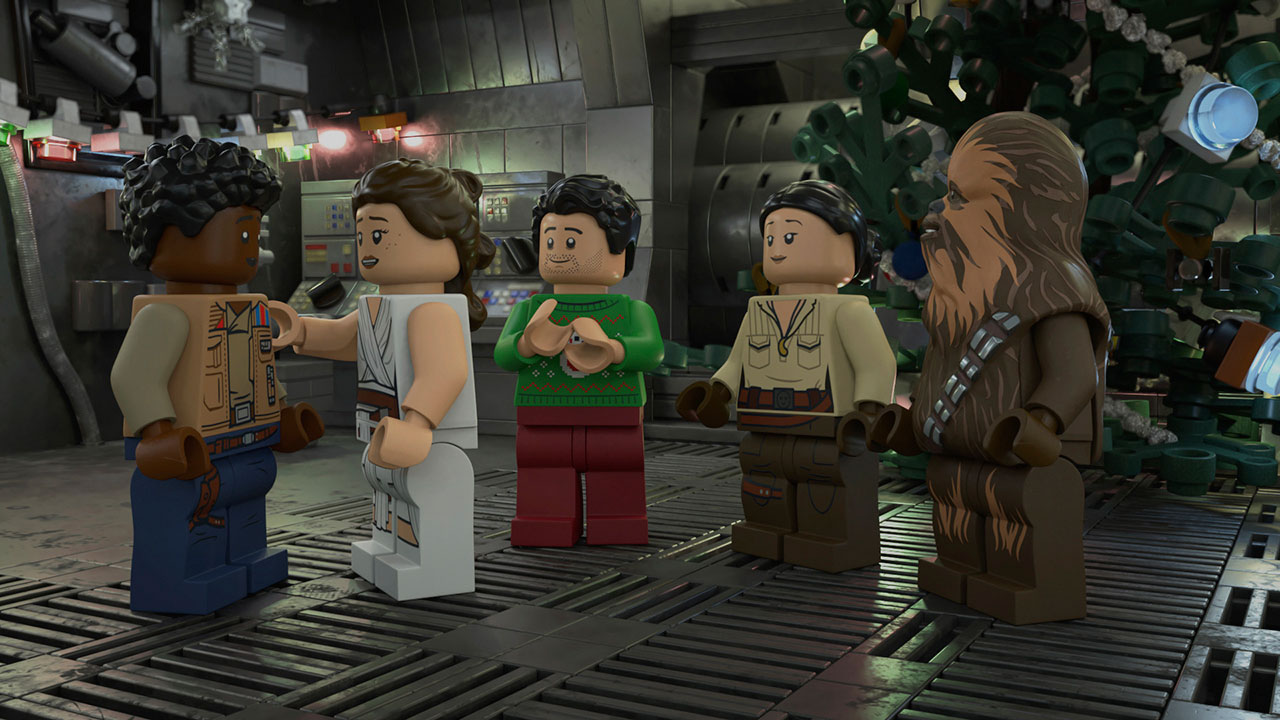 Eine Szene aus dem <em>LEGO Star Wars Holiday Special</em>„></div><blockquote class=