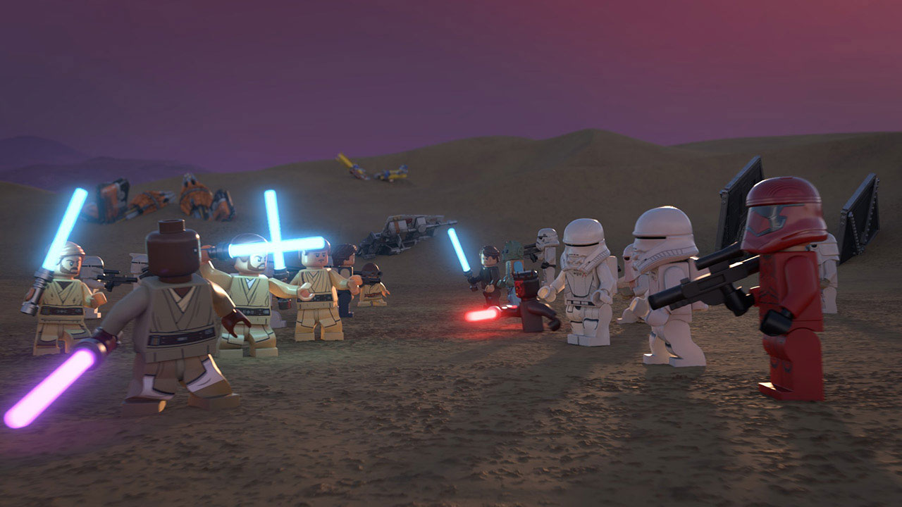 Eine Szene aus dem <em>LEGO Star Wars Holiday Special</em>„></div><blockquote class=