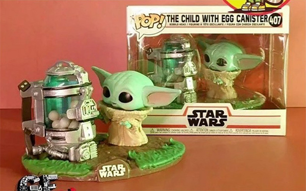 Funko Pop Baby Yoda (+Eier)