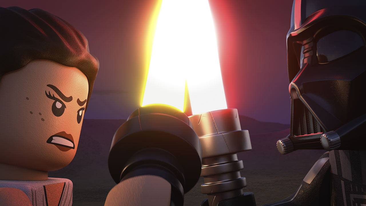 Eine Szene aus dem LEGO Star Wars Holiday Special