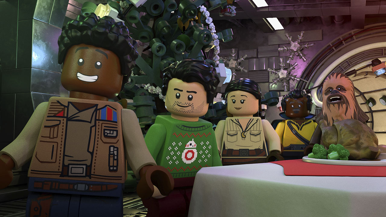Eine Szene aus dem LEGO Star Wars Holiday Special