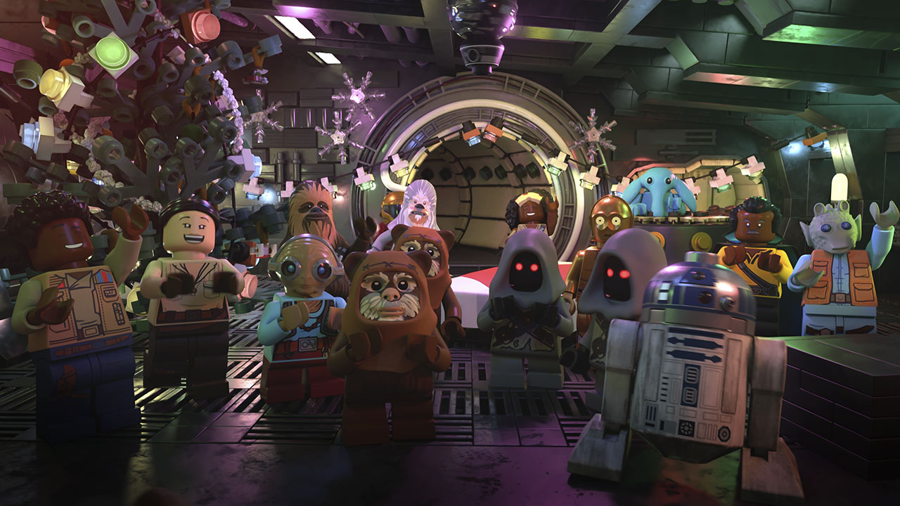 Eine Szene aus dem LEGO Star Wars Holiday Special