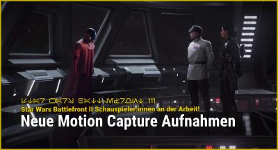 Star Wars Battlefront II Schauspieler beim Motion Capturing