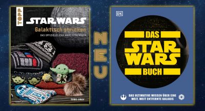 Das Star Wars Buch und Galaktisch stricken erschienen