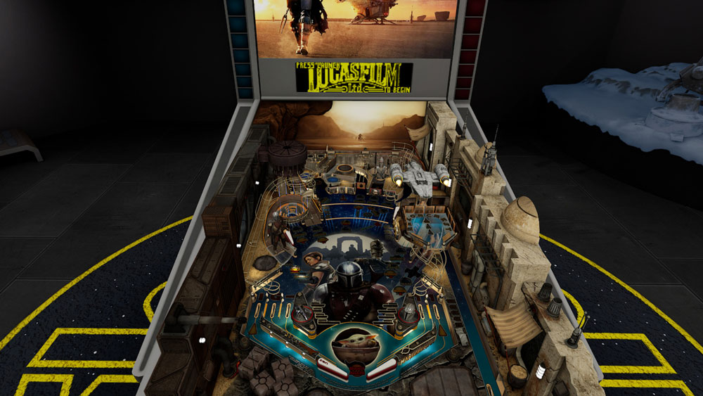 Star Wars Pinball VR: The Mandalorian Tisch